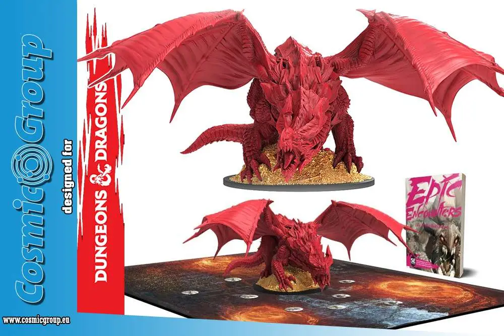 RED DRAGON - Epic Encounters Lair of the Red Dragon - Figurine